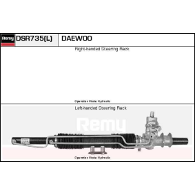 Achetez des Crémaillère de direction DELCO REMY DSR735L à prix pour 284,33 €