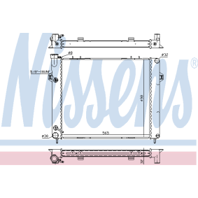 Acquista Radiatore motore da NISSENS 60989 a buon mercato per soli 295,66 €