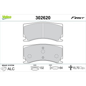 Acquista Kit pastiglie freni da VALEO 302620 a buon mercato per soli 38,70 €