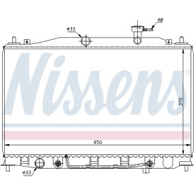 Acquista Radiatore motore da NISSENS 67503 a buon mercato per soli 73,83 €