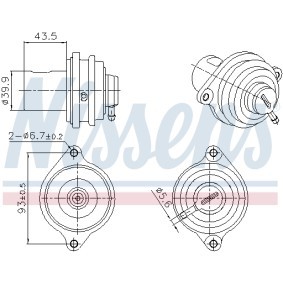 Comprar Válvula EGR de NISSENS 98472 a bajo precio de 68,74 €