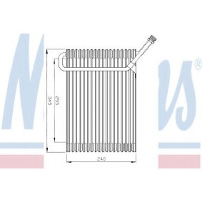 Verdampfer, Klimaanlage 92180