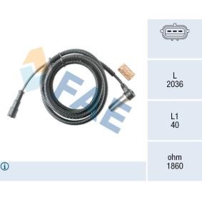 Compre Sensor, rotações da roda da FAE 78559 a um preço baixo por 22,53 €