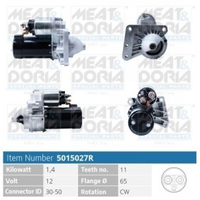 Köp Startmotor av MEAT & DORIA 5015027R till det låga priset 1513,24 kr