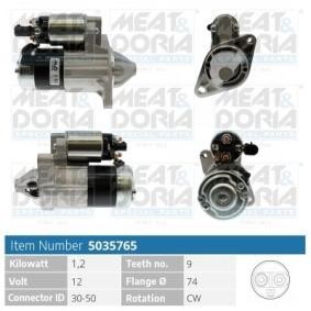 Köp Startmotor av MEAT & DORIA 5035765 till det låga priset 1364,18 kr