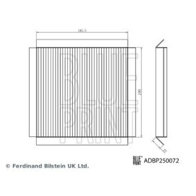 Innenraumfilter ADBP250072