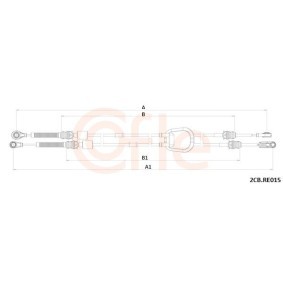 Seilzug, Schaltgetriebe 92.2CB.RE015