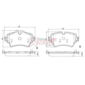Achetez des Plaquettes de frein AP XENERGY X41427 à prix pour 35,38 €