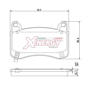 Köp Bromsbelägg av AP XENERGY X41432 till det låga priset 805,83 kr