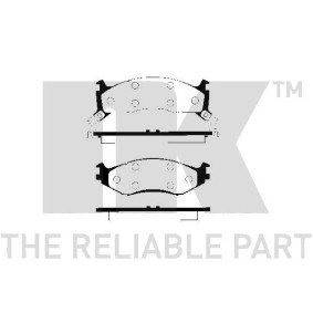 Acquista Kit pastiglie freni da NK 229306 a buon mercato per soli 53,28 €