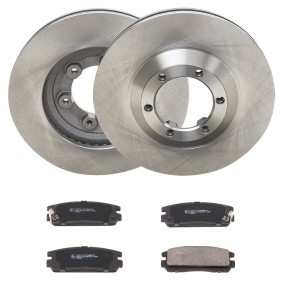 Comprar Kit de discos de freno y pastillas de RIDEX 3405B2437 a bajo precio de 105,47 €