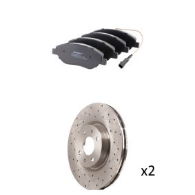 Acquista Kit dischi e pastiglie da RIDEX 3405B3059 a buon mercato per soli 150,28 €