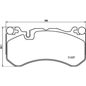 Acquista Kit pastiglie freni da HELLA 8DB 355 036-461 a buon mercato per soli 167,25 €