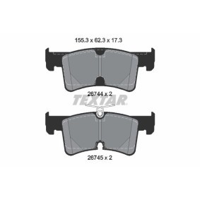Acquista Pastiglie dei freni da TEXTAR online per California T7 Camper (STC) a prezzi moderati