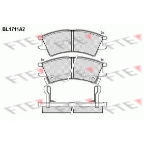 Bremsbeläge für HYUNDAI von FTE