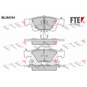 Acquista Kit pastiglie freni da FTE 9011037 a buon mercato per soli 36,51 €