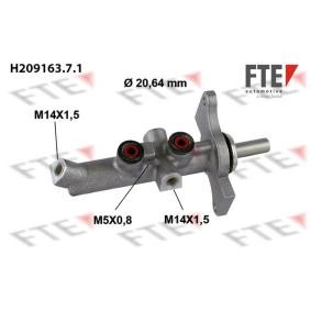 Comprar Cilindro principal de freno de FTE 9220142 a bajo precio de 106,81 €