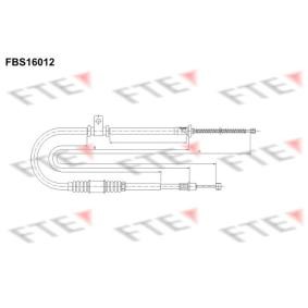 Handbremsseil 9250416 von FTE günstig für 35,67 € online kaufen