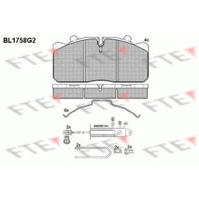 Achetez des Plaquettes de frein FTE 9500042 à prix pour 170,71 €