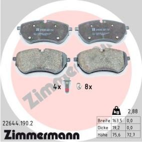 Acquista Pastiglie dei freni da ZIMMERMANN online per California T7 Camper (STC) a prezzi moderati