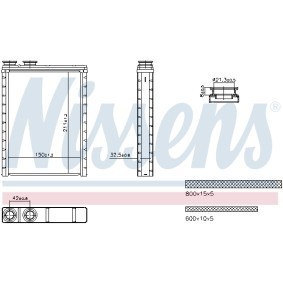 Acquista Radiatore riscaldamento da NISSENS online per 208 II Hatchback (UB_, UP_, UW_, UJ_) a prezzi moderati