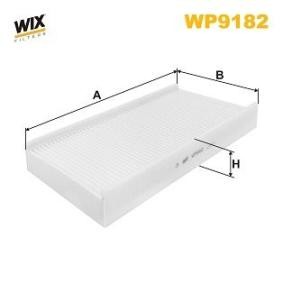 Köp Kupéfilter av WIX FILTERS WP9182 till det låga priset 215,12 kr