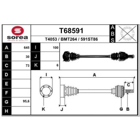 Antriebswelle T68591
