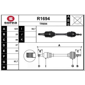 Antriebswelle R1694