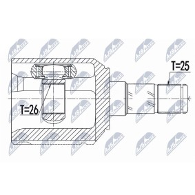 Acquista Kit giunti semiasse da NTY NPW-AR-011 a buon mercato per soli 51,31 €