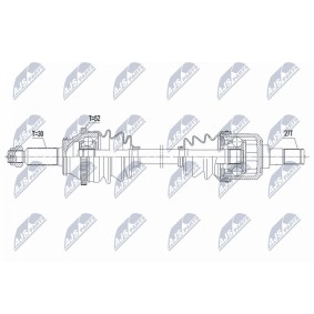 Acquista Semiasse da NTY NPW-HY-601 a buon mercato per soli 191,11 €