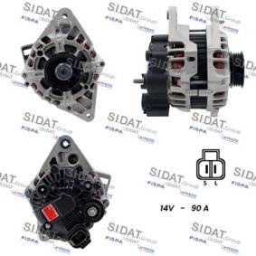 Lichtmaschine A12VA0165 von SIDAT günstig für 205,05 € online kaufen