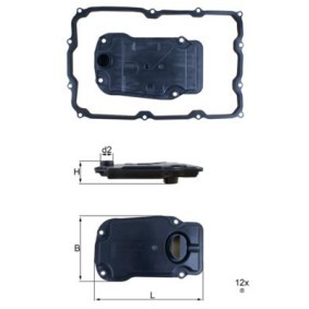 Hydraulikfilter, Automatikgetriebe für TOYOTA von KNECHT