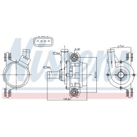 Achetez des Pompe à eau de chez NISSENS en ligne pour NX II (AZ20) à prix modérés