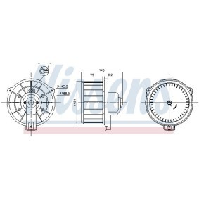 Gebläsemotor von NISSENS für RAV 4 II (CLA2_, XA2_, ZCA2_, ACA2_) günstig online kaufen
