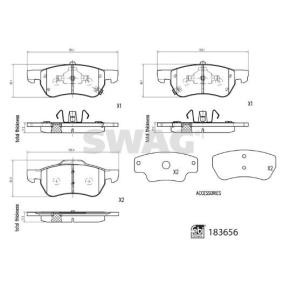 Bremsbeläge 33 10 9108 von SWAG günstig für 69,20 € online kaufen