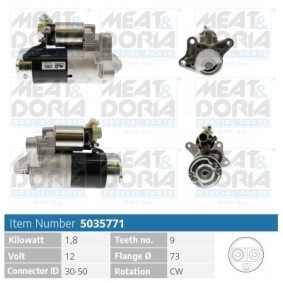 Köp Startmotor av MEAT & DORIA 5035771 till det låga priset 2377,43 kr