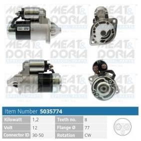 Köp Startmotor av MEAT & DORIA 5035774 till det låga priset 1418,35 kr