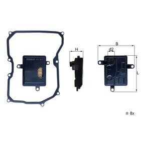 Kjøp Hydraulikkfilter, automatikk av MAHLE ORIGINAL HX 267D til den lave prisen 727,24 NOK