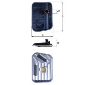 Kjøp Hydraulikkfilter, automatikk av MAHLE ORIGINAL HX 273 til den lave prisen 534,71 NOK