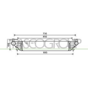 Kjøp Intercooler av PRASCO FT040N001 til den lave prisen 1335,15 NOK