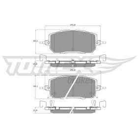 Compre Pastilhas de travão da TOMEX brakes TX 60-28 a um preço baixo por 38,14 €