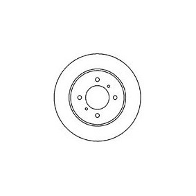 Bremsscheibe von MAPCO 25542