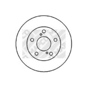 Comprar Disco de freno de MAPCO 25566 a bajo precio de 15,03 €