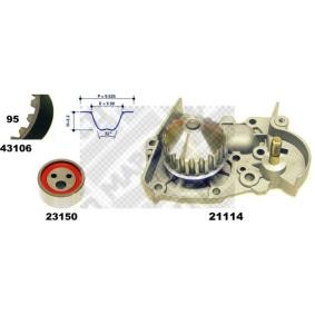 Achetez des Kit de distribution + pompe à eau MAPCO 41106/1 à prix pour 80,19 €