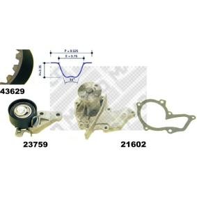 Achetez des Kit de distribution + pompe à eau MAPCO 41629 à prix pour 113,58 €