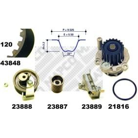 Achetez des Kit de distribution + pompe à eau MAPCO 41848 à prix pour 210,50 €