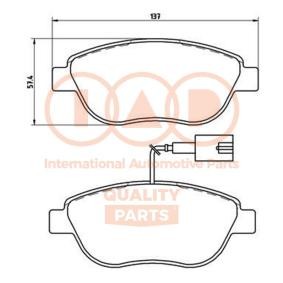 Acquista Kit pastiglie freni da IAP QUALITY PARTS 704-08050P a buon mercato per soli 92,04 €