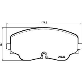Acquista Kit pastiglie freni da HELLA 8DB 355 041-051 a buon mercato per soli 104,10 €