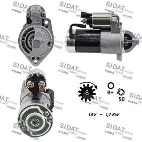 Anlasser S12VA0086 von SIDAT günstig für 180,20 € online kaufen