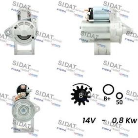 Compre Motor de arranque da SIDAT S12VA0240 a um preço baixo por 130,40 €